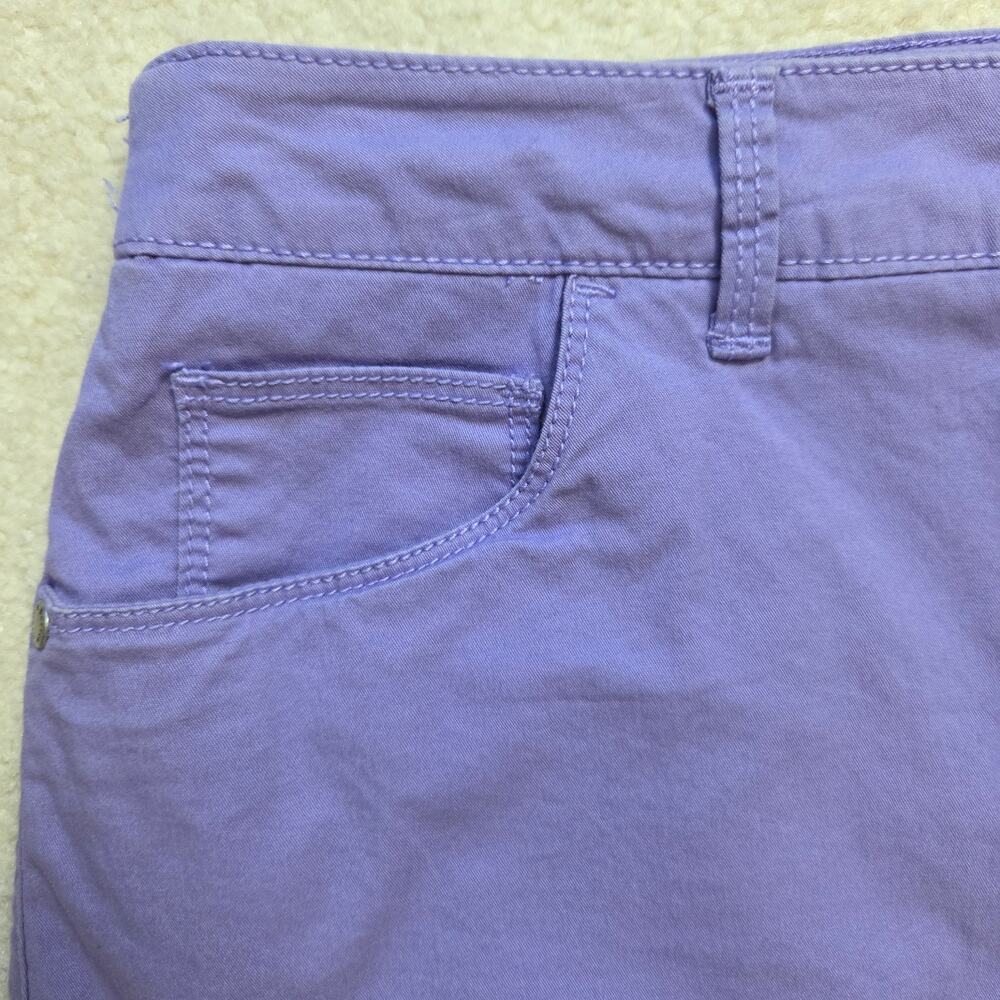 Croft & Barrow Size 6 Classic Fit Stretch Cotton Skort Skirt Flat Front Pockets - Picture 4 of 14